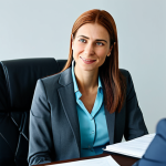 **

A professional psychologist in a modest office setting, fully clothed in business casual attire, counseling a client. The office is brightly lit and features comfortable furniture. Focus on the therapist’s empathetic expression and the client's relaxed posture. Safe for work, appropriate content, perfect anatomy, natural proportions, professional, modest, family-friendly.

**